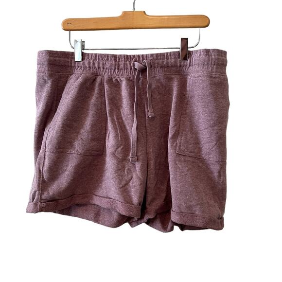 Leg3nd Athleisure Sweat Shorts in Heathered Lavender L - Picture 1 of 5